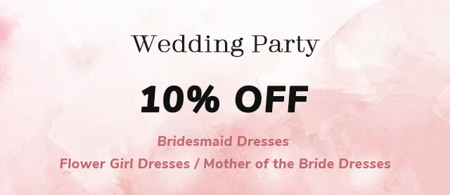 Affordable wedding party dresses