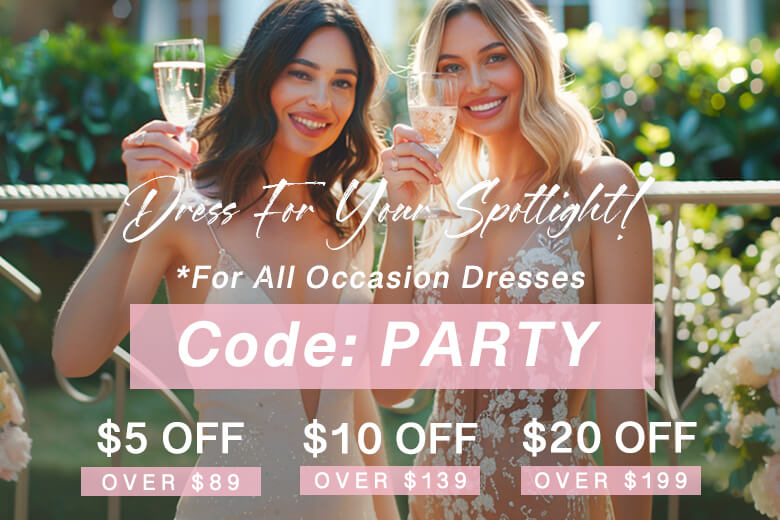 Dress For Your Spotlight! Up to $20 Off!
