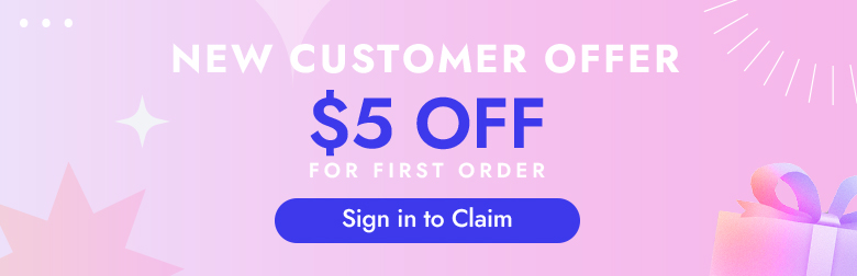 New Customer First Order $5 Off